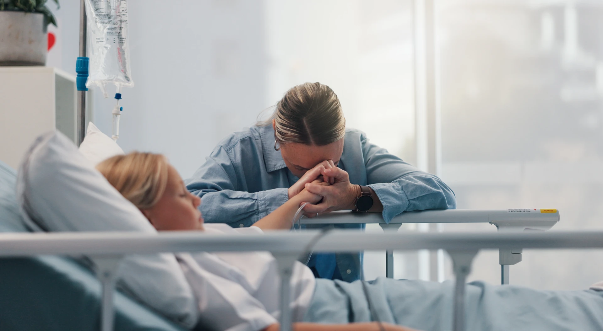 Family member supporting a catastrophically injured loved one in an Ontario rehabilitation facility