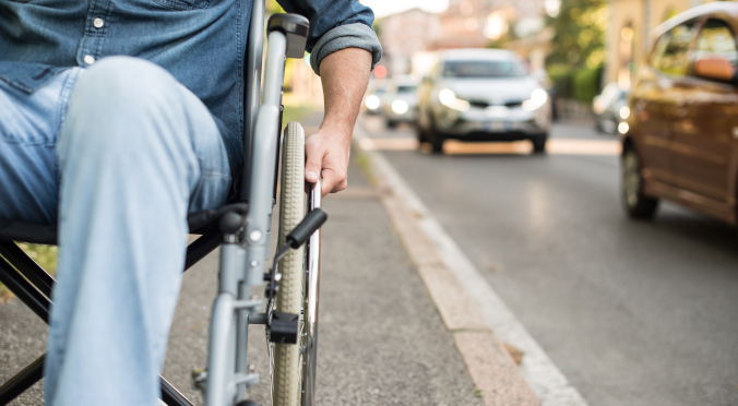 Person Sitting in Wheelchair - Zayouna Law Firm